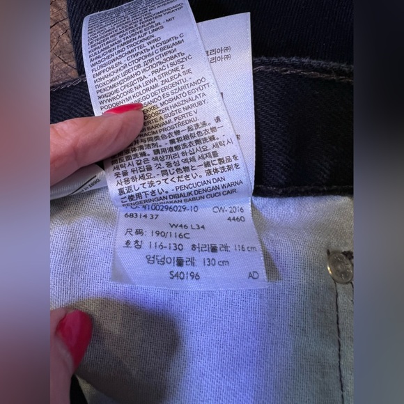 Levi Strauss & Co 505 straight fit. 46x34 black - Picture 5 of 9